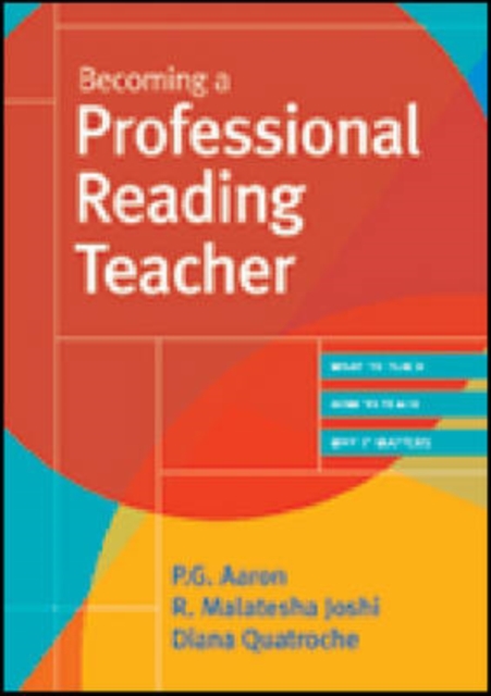 Becoming a Professional Reading Teacher, Hardback Book