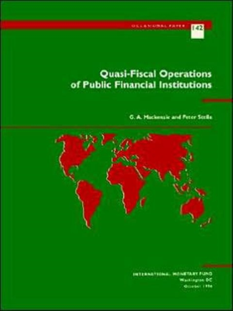Quasi-fiscal Operations of Public Financial Institutions, Paperback / softback Book