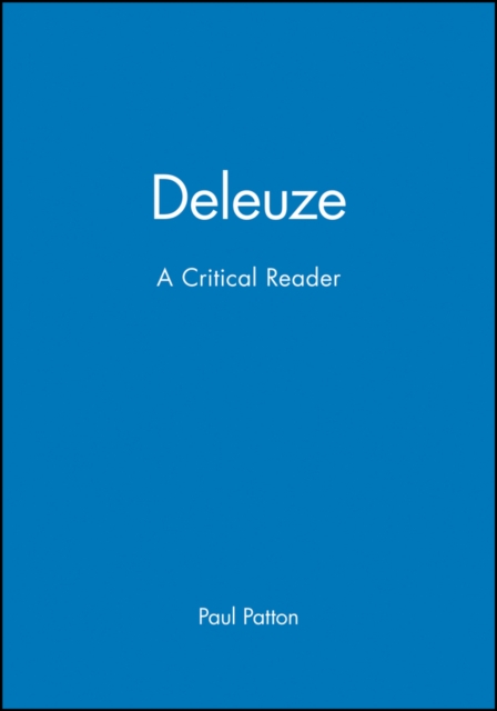 Deleuze : A Critical Reader, Paperback / softback Book