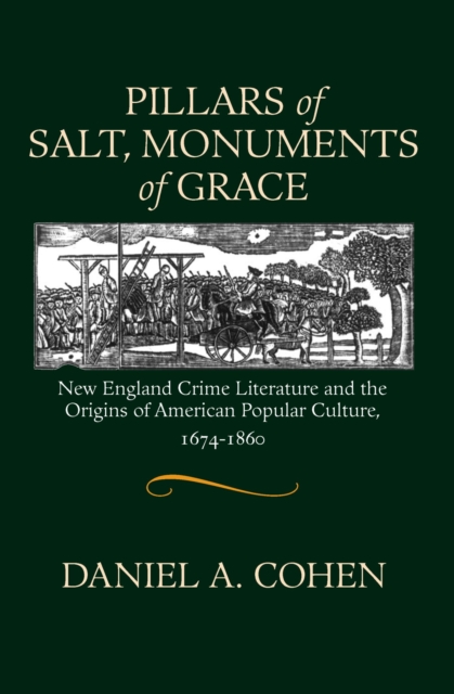 Pillars of Salt, Monuments of Grace : New England Crime Literature and the Origins of American Popular Culture, 1674-1860, Paperback / softback Book