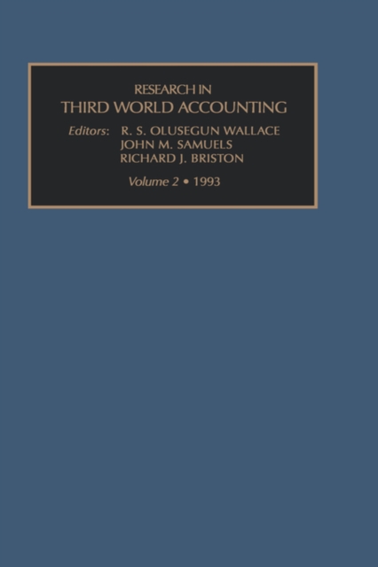 Research in Third World Accounting : v. 2, Hardback Book