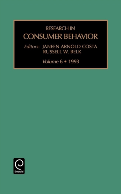 Research in Consumer Behaviour, Hardback Book