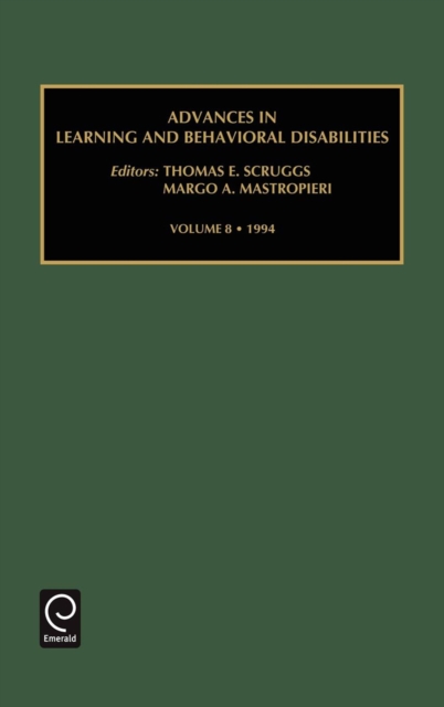 Advances in Learning and Behavioural Disabilities, Hardback Book