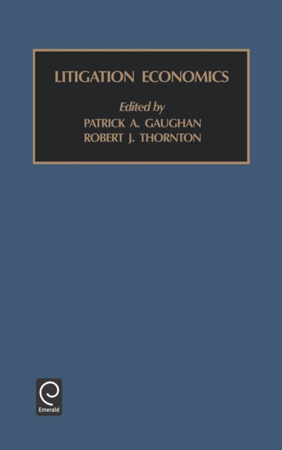 Litigation Economics, Hardback Book