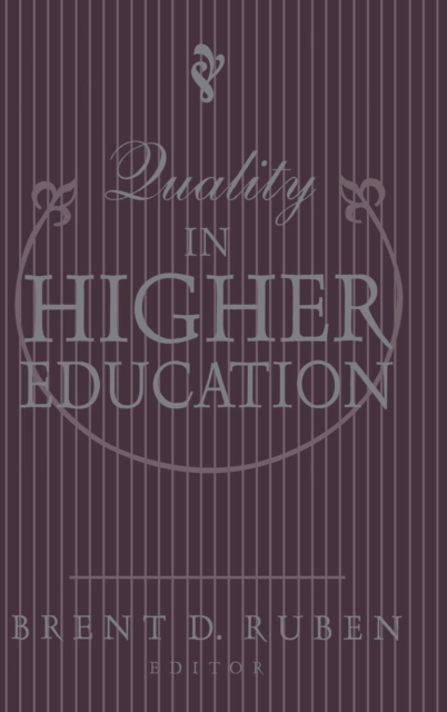 Quality in Higher Education, Hardback Book