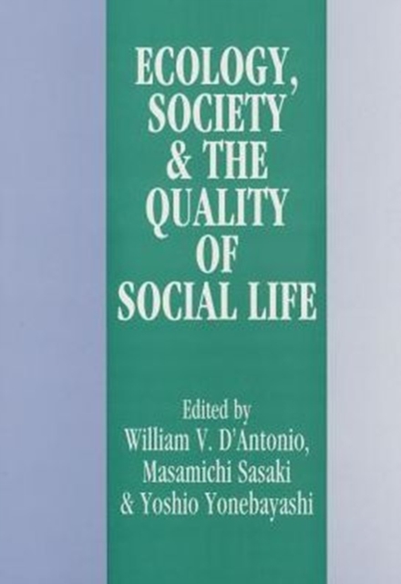 Ecology, World Resources and the Quality of Social Life, Paperback / softback Book