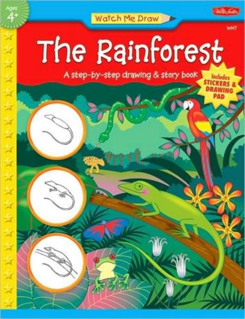 The Rainforest : A Step-By-Step Drawing & Story Book, Mixed media product Book
