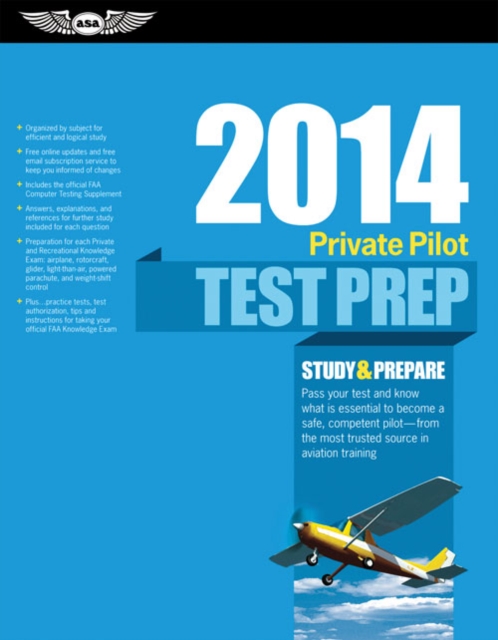 Private Pilot Test Prep 2014 (PDF eBook) : Study & Prepare for Recreational and Private: Airplane, Helicopter, Gyroplane, Glider, Balloon, Airship, Powered Parachute, and Weight-Shift Control FAA Know, PDF eBook