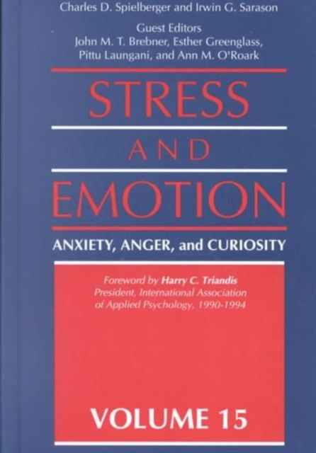 Stress And Emotion, Hardback Book