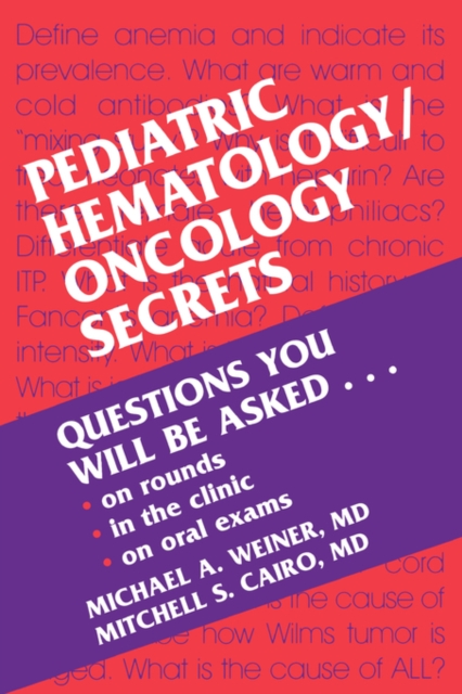 Pediatric Hematology/Oncology Secrets, Paperback / softback Book