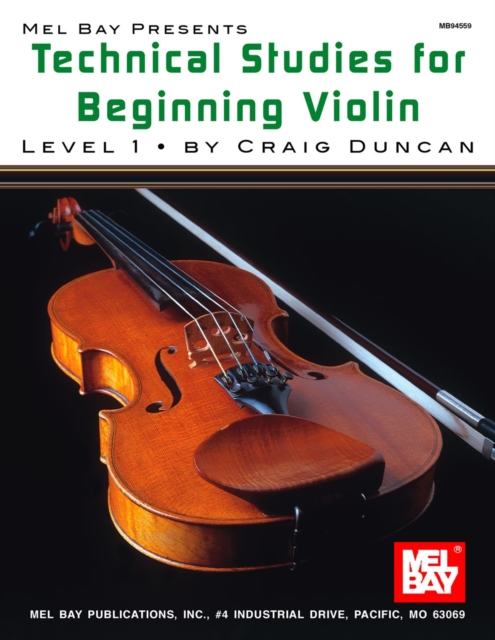 Technical Studies for Beginning Violin, Paperback Book