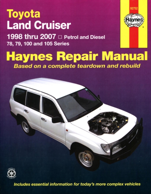Toyota Land Cruiser (98-07) Haynes Repair Manual (AUS), Paperback / softback Book