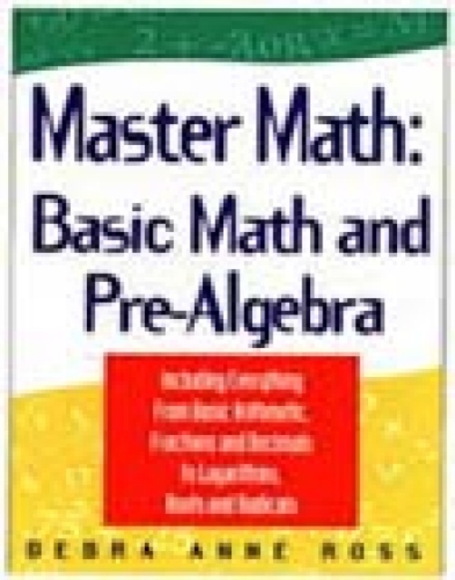 Master Math: Basic Math and Pre-Algebra, Paperback / softback Book