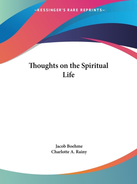 Thoughts on the Spiritual Life, Paperback / softback Book