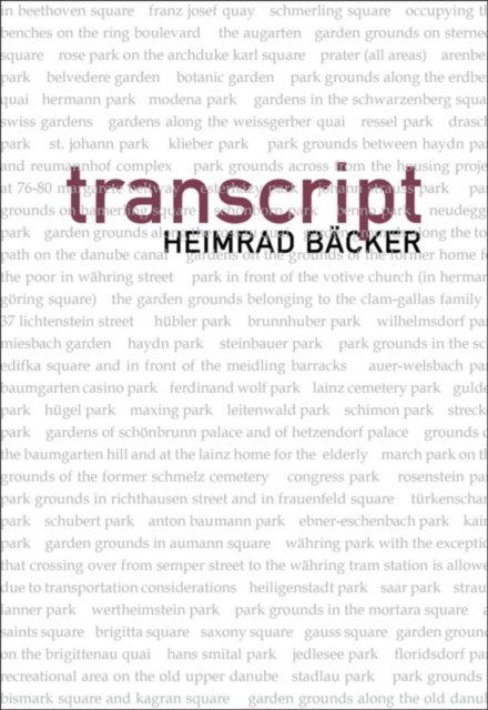 Transcript, Paperback / softback Book
