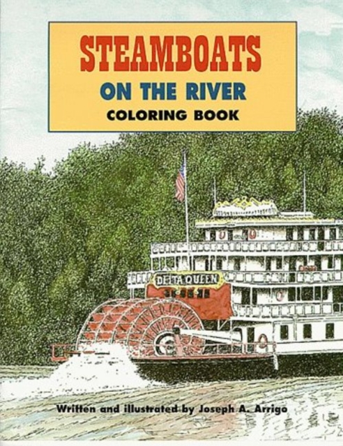 Steamboats On The River Coloring Book, Paperback / softback Book