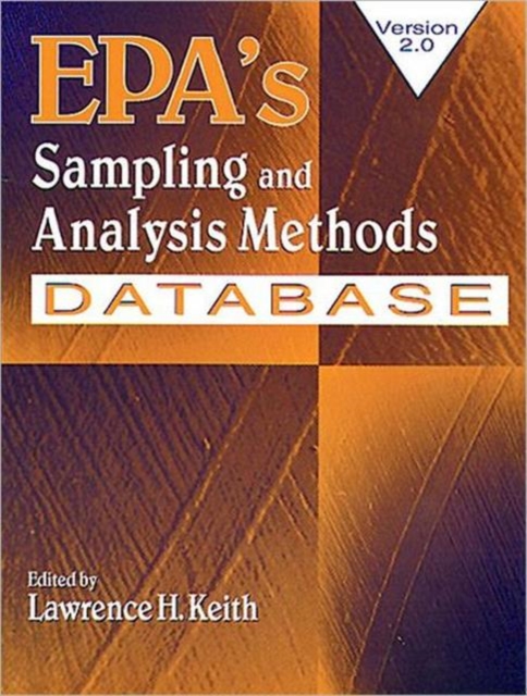 EPA's Sampling and Analysis Methods Database, CD-ROM Book