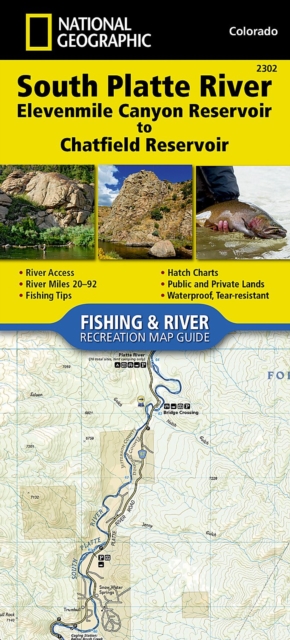 South Platte River, Elevenmile Canyon Reservoir To Chatfield, Sheet map, folded Book