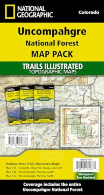 Uncompahgre National Forest [Map Pack Bundle], Sheet map, folded Book