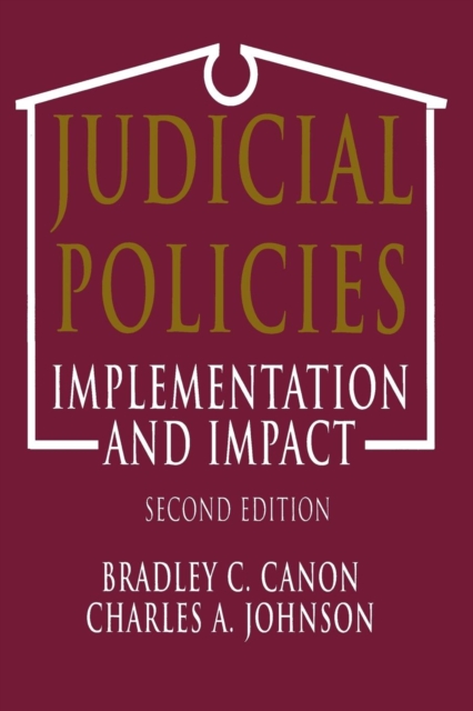 Judicial Policies : Implementation and Impact, Paperback / softback Book