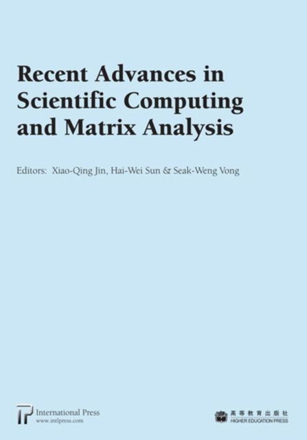 Recent Advances in Scientific Computing and Matrix Analysis, Paperback / softback Book