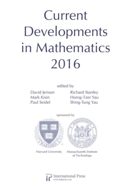 Current Developments in Mathematics, 2016, Paperback / softback Book