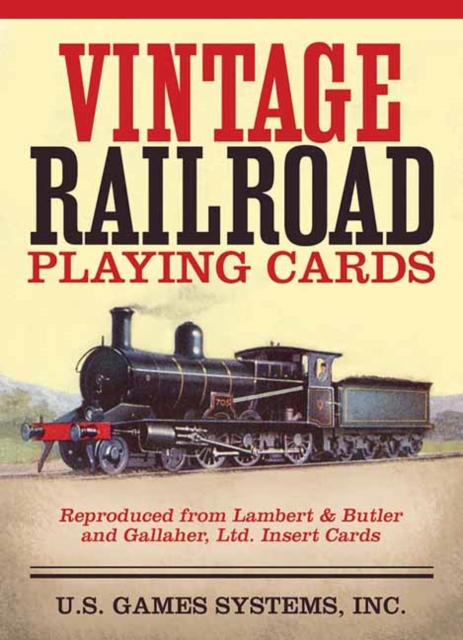 Vintage Railroad Playing Cards, Cards Book