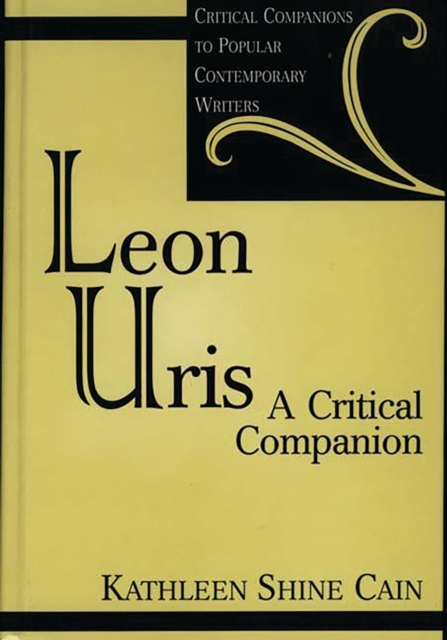 Leon Uris : A Critical Companion, PDF eBook