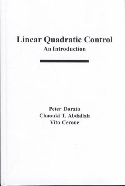 Linear Quadratic Control : An Introduction, Hardback Book