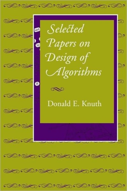 Selected Papers on Design of Algorithms, Hardback Book