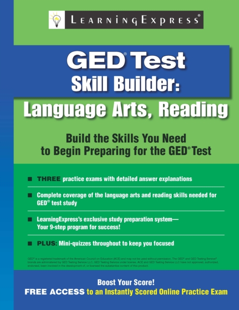 GED Test Skill Builder: Language Arts, Reading, EPUB eBook