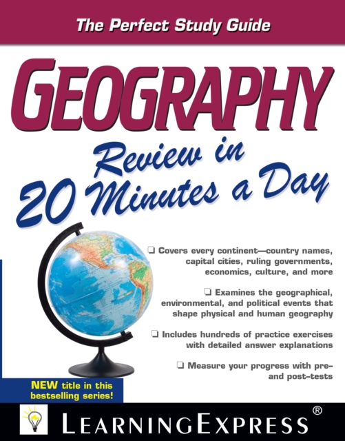 Geography Review in 20 Minutes a Day, EPUB eBook
