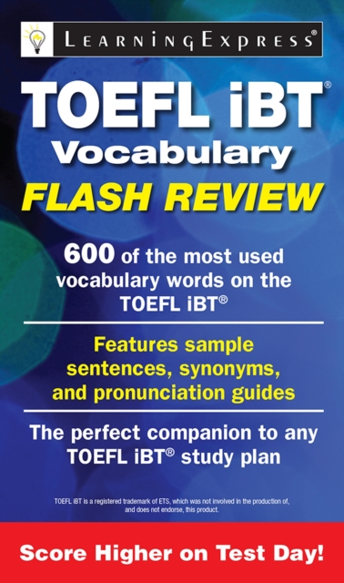 TOEFL iBT Vocabulary Flash Review, Paperback / softback Book