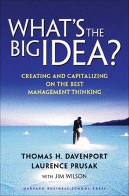 What's the Big Idea : Creating and Capitalizing on the Best Management Thinking, Hardback Book