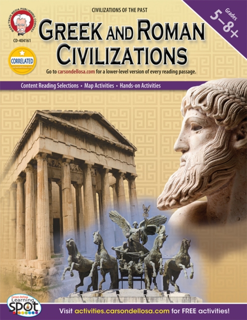 Greek and Roman Civilizations, Grades 5 - 8, PDF eBook