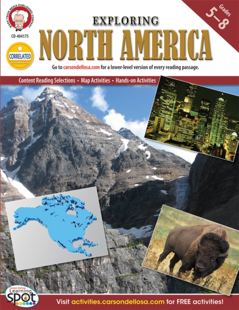 Exploring North America, Grades 5 - 8, PDF eBook