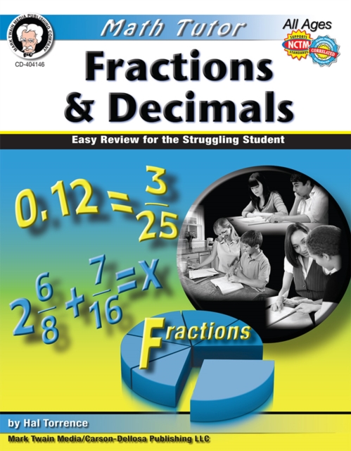 Math Tutor: Fractions and Decimals, Ages 9 - 14 : Easy Review for the Struggling Student, PDF eBook