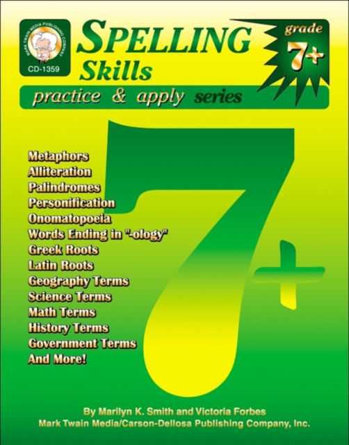 Spelling Skills, Grades 7 - 8, PDF eBook