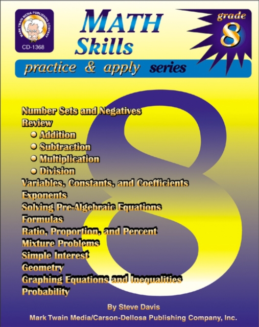Math Skills, Grade 8, PDF eBook