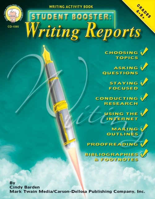 Student Booster: Writing Reports, Grades 4 - 8, PDF eBook
