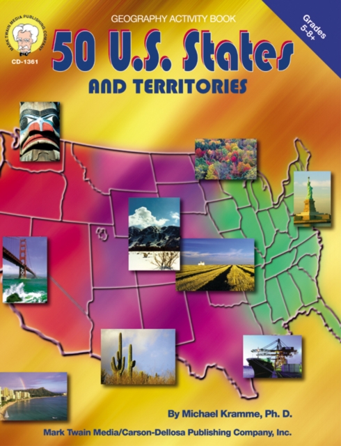 50 U.S States and Territories, Grades 5 - 8, PDF eBook