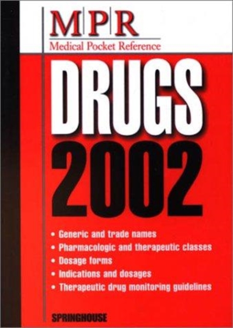 Medical Pocket Reference Drugs : 2002, Paperback / softback Book