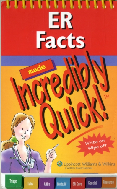 ER Facts Made Incredibly Quick!, Spiral bound Book