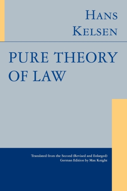Pure Theory of Law, Hardback Book