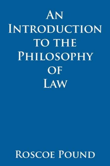 An Introduction to the Philosophy of Law, Paperback / softback Book