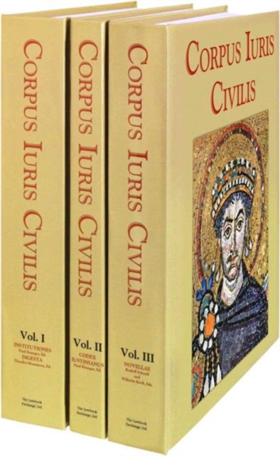 Corpus Iuris Civilis. : 3 Vols. Reprint of the 1895 Berlin ed., Hardback Book
