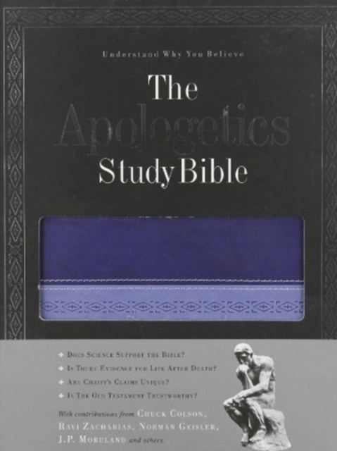 Apologetics Study Bible-HCSB, Leather / fine binding Book