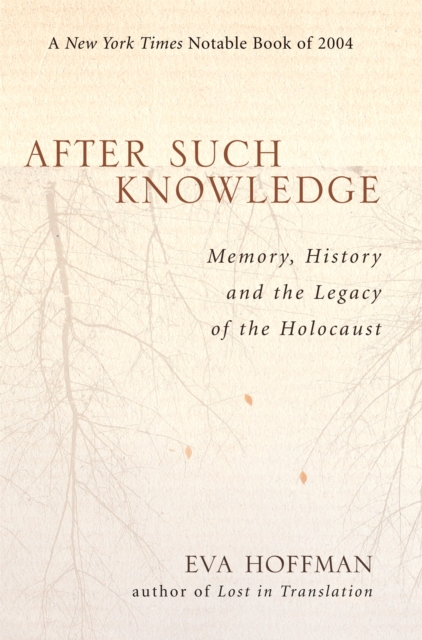 After Such Knowledge : Memory, History, and the Legacy of the Holocaust, Paperback / softback Book