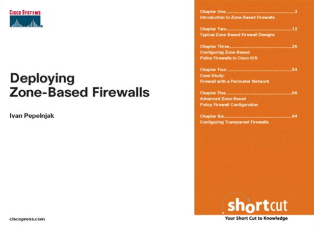 Deploying Zone-Based Firewalls (Digital Short Cut), PDF eBook