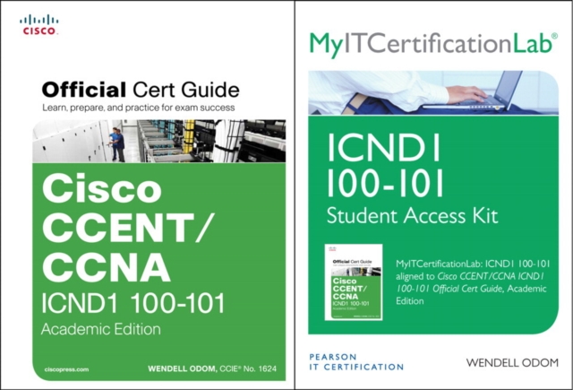 Cisco CCENT/CCNA ICND1 100-101 Official Cert Guide Academic Edition with MyITCertificationlab Bundle, Mixed media product Book